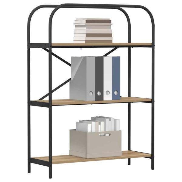 Regal Eiche handwerklich 80 x 30 x 109 cm Holzwerkstoff