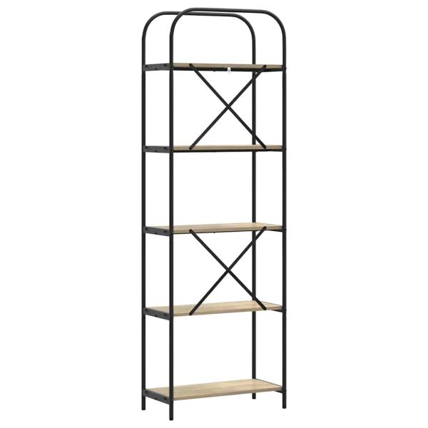 Regal Sonoma Eiche 60 x 30 x 183 cm Holzwerkstoff