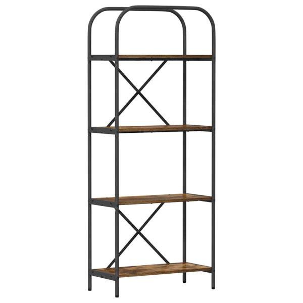 Regal Räuchereiche 60 x 30 x 146 cm Holzwerkstoff