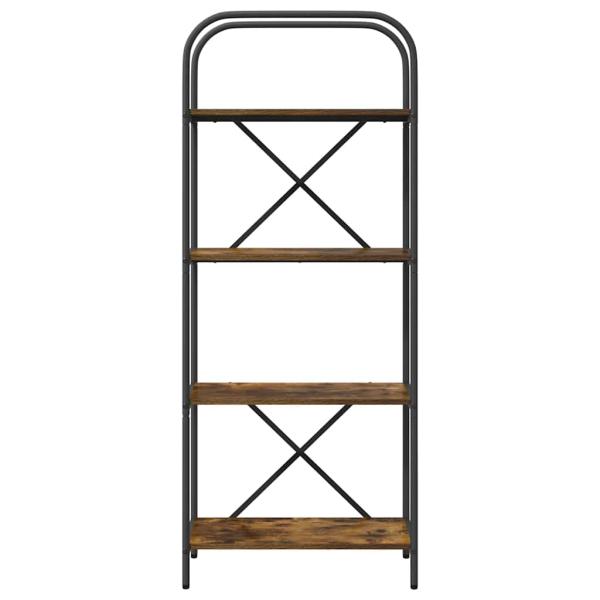 Regal Räuchereiche 60 x 30 x 146 cm Holzwerkstoff