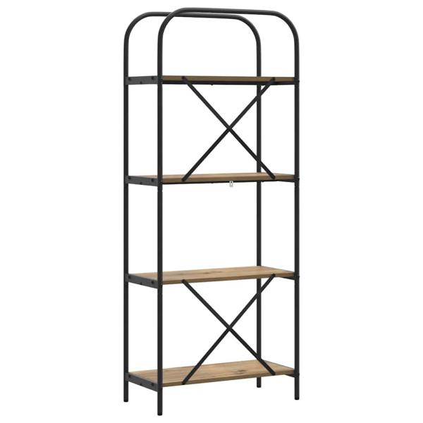 Regal Eiche handwerklich 60 x 30 x 146 cm Holzwerkstoff