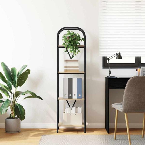 Regal Sonoma Eiche 40 x 30 x 146 cm Holzwerkstoff
