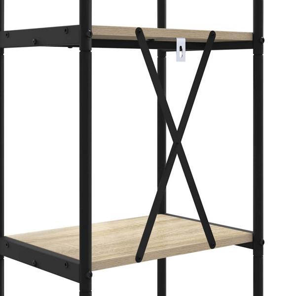 Regal Sonoma Eiche 40 x 30 x 146 cm Holzwerkstoff