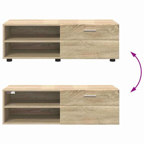 TV-Schränk Sonoma Eiche 100.5 x 39 x 30 cm Holzwerkstoff