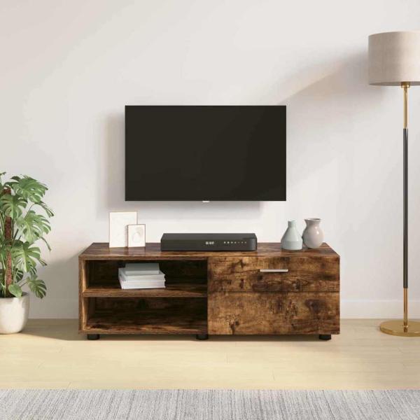 TV-Schränk Räuchereiche 100.5 x 39 x 30 cm Holzwerkstoff