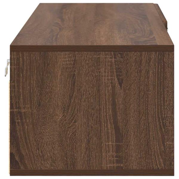 TV-Schränk Braune Eiche 100.5 x 39 x 30 cm Holzwerkstoff