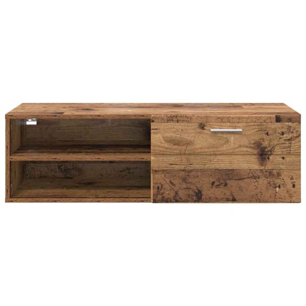 TV-Schränk mit Regal Altholz 100.5 x 39 x 30 cm Holzwerkstoff