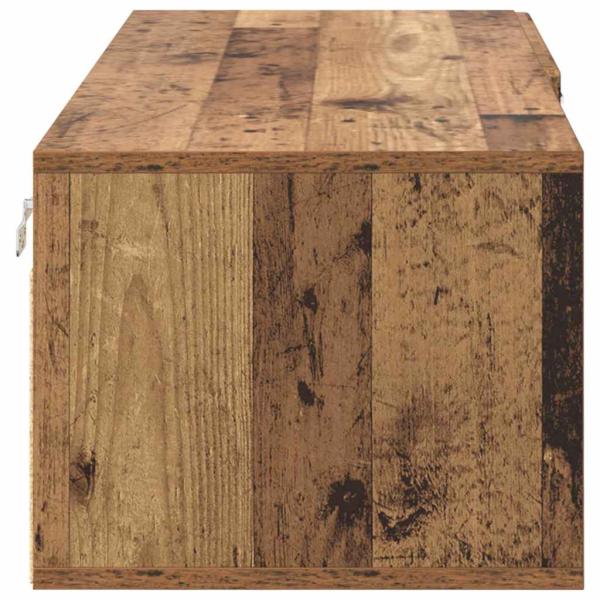 TV-Schränk mit Regal Altholz 100.5 x 39 x 30 cm Holzwerkstoff