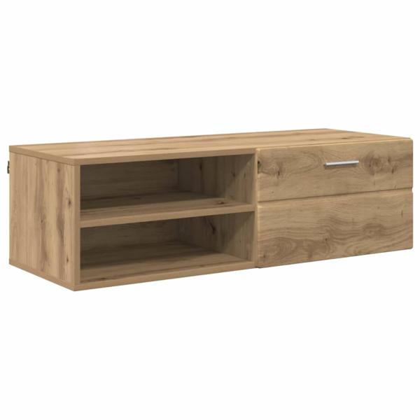 TV-Schränk Eiche handwerklich 100.5 x 39 x 30 cm Holzwerkstoff