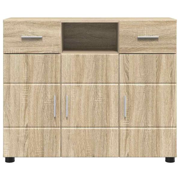 Sideboard Sonoma Eiche 88.5 x 30.5 x 73 cm Holzwerkstoff
