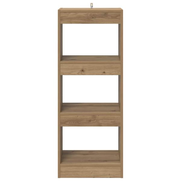 Bücherregal Eiche handwerklich 40 x 30 x 103 cm Holzwerkstoff