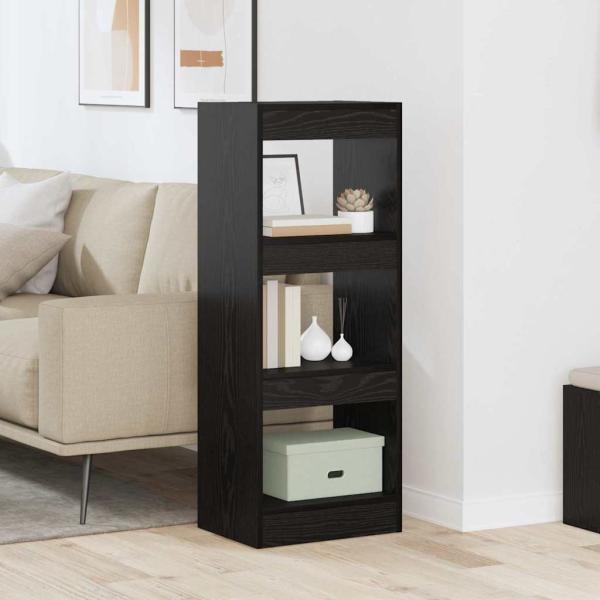 ARDEBO.de - Bücherregal Schwarze Eiche 40 x 30 x 103 cm Holzwerkstoff
