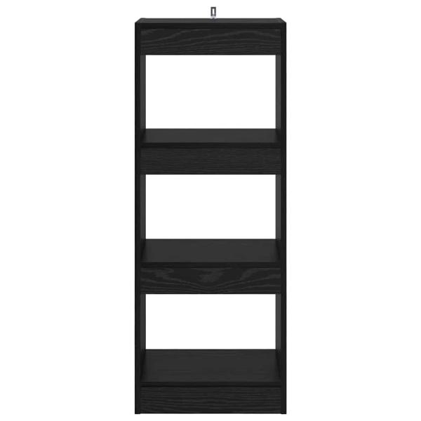 Bücherregal Schwarze Eiche 40 x 30 x 103 cm Holzwerkstoff
