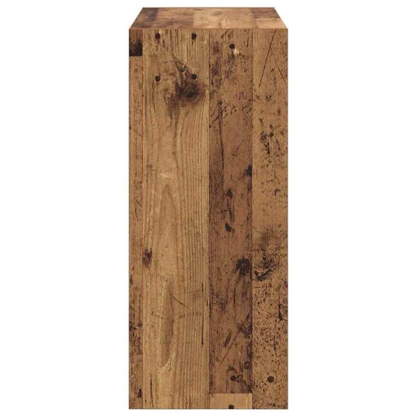 Bücherregal Altholz 60 x 30 x 72 cm Holzwerkstoff