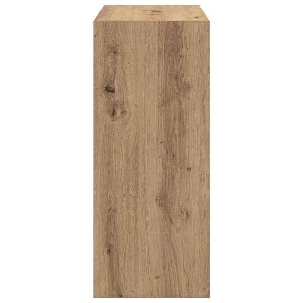 Bücherregal Eiche handwerklich 60 x 30 x 72 cm Holzwerkstoff