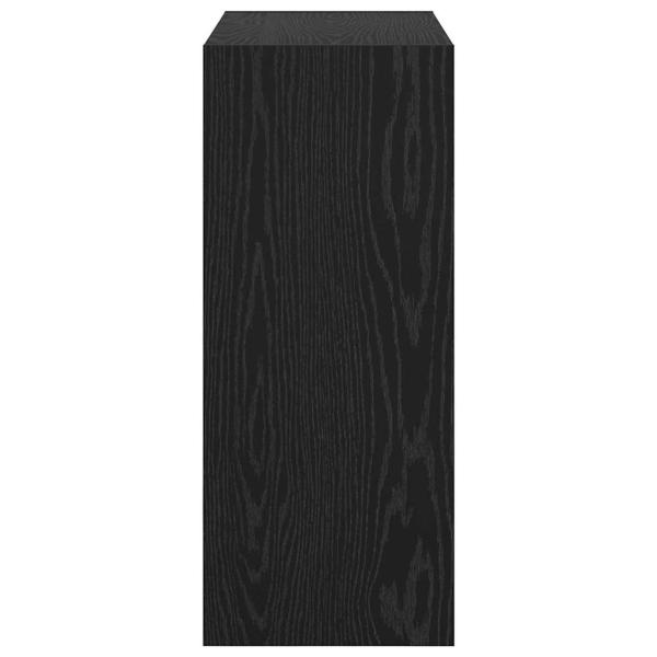 Bücherregal Schwarze Eiche 60 x 30 x 72 cm Holzwerkstoff