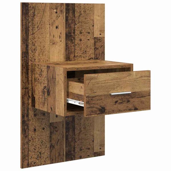 Bettschrank 2 pcs Altholz 48,5 x 32,5 x 80 cm Holzwerkstoff