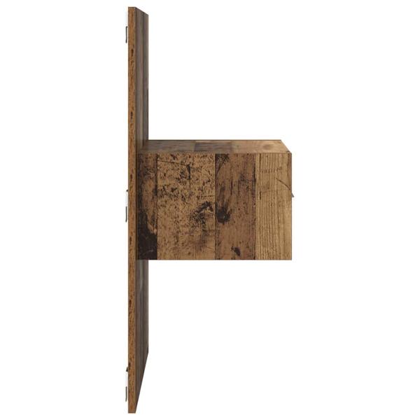 Bettschrank 2 pcs Altholz 48,5 x 32,5 x 80 cm Holzwerkstoff