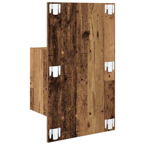 Bettschrank 2 pcs Altholz 48,5 x 32,5 x 80 cm Holzwerkstoff