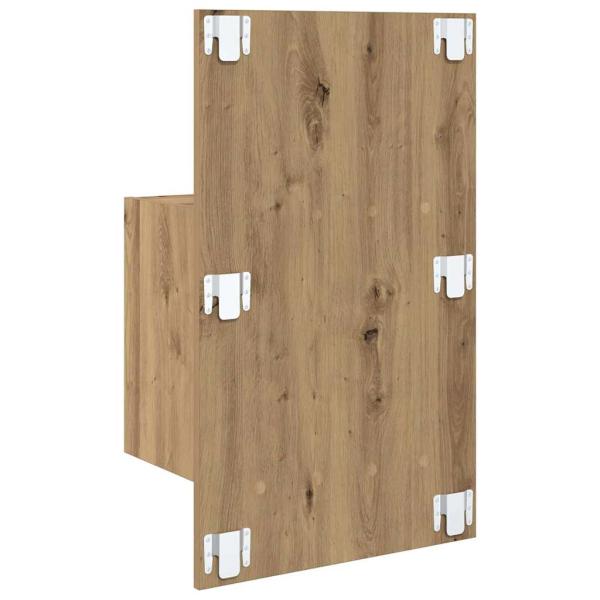 Bettschrank 2 pcs Eiche handwerklich 48,5 x 32,5 x 80 cm
