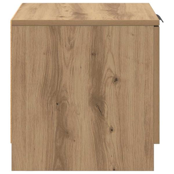 Bettschrank 2 pcs Eiche handwerklich 40 x 39 x 40 cm