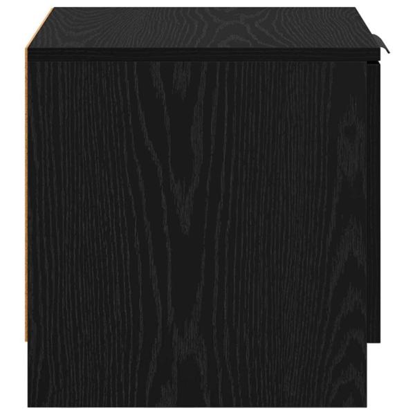 Bettschrank 2 pcs Schwarze Eiche 40 x 39 x 40 cm Holzwerkstoff