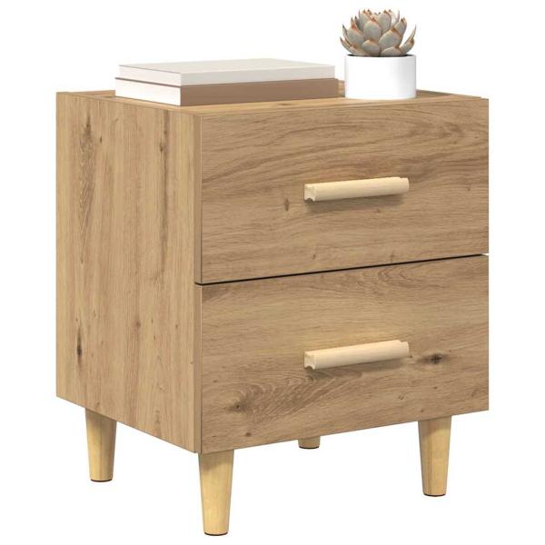 Bettschrank Eiche handwerklich 40 x 35 x 47,5 cm Holzwerkstoff