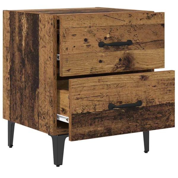 Bettschrank Altholz 40 x 35 x 47,5 cm Holzwerkstoff