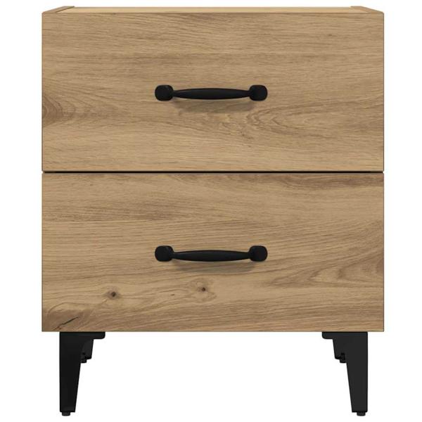 Bettschrank Eiche handwerklich 40 x 35 x 47,5 cm Holzwerkstoff