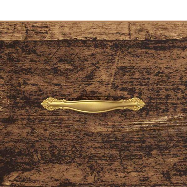 Nachttisch 2 pcs Altholz 40 x 35 x 47,5 cm Holzwerkstoff
