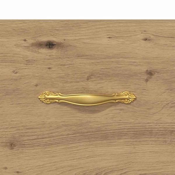 Nachttisch 2 pcs Eiche handwerklich 40 x 35 x 47,5 cm