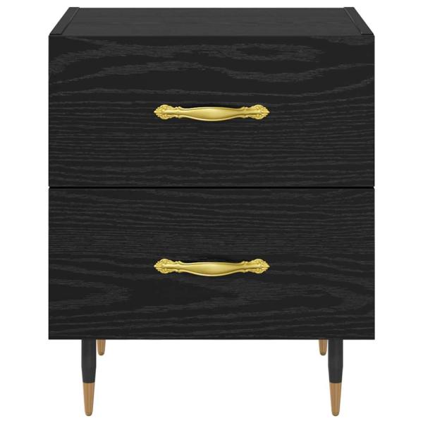 Nachttisch Schwarze Eiche 40 x 35 x 47,5 cm Holzwerkstoff