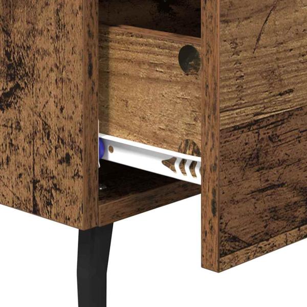 Nachttisch Altholz 40 x 35 x 47,5 cm Holzwerkstoff