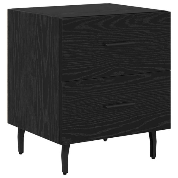 Nachttisch Schwarze Eiche 40 x 35 x 47,5 cm Holzwerkstoff