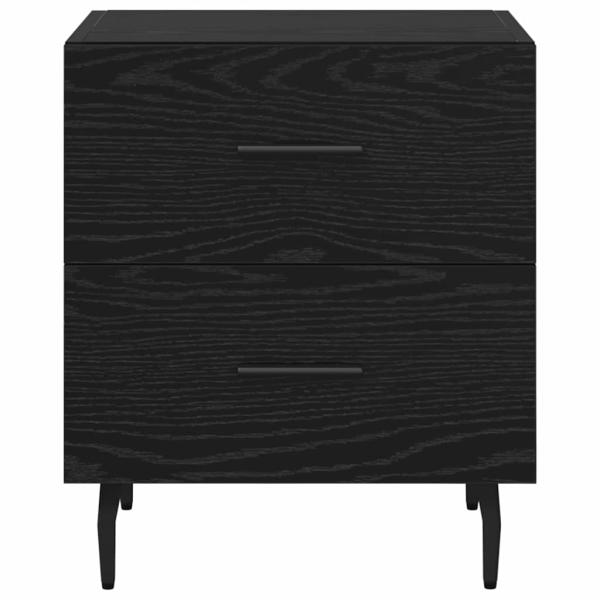 Nachttisch Schwarze Eiche 40 x 35 x 47,5 cm Holzwerkstoff
