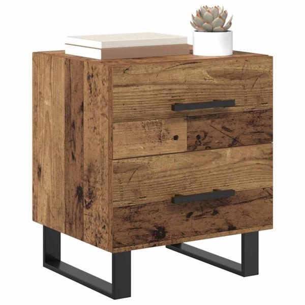 Nachttisch Altholz 40 x 35 x 47,5 cm Holzwerkstoff