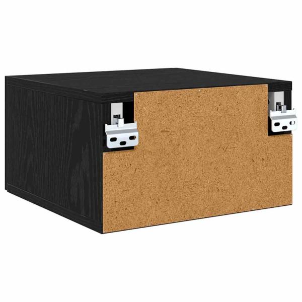 Nachttisch 2 pcs Schwarze Eiche 35 x 35 x 20 cm Holzwerkstoff