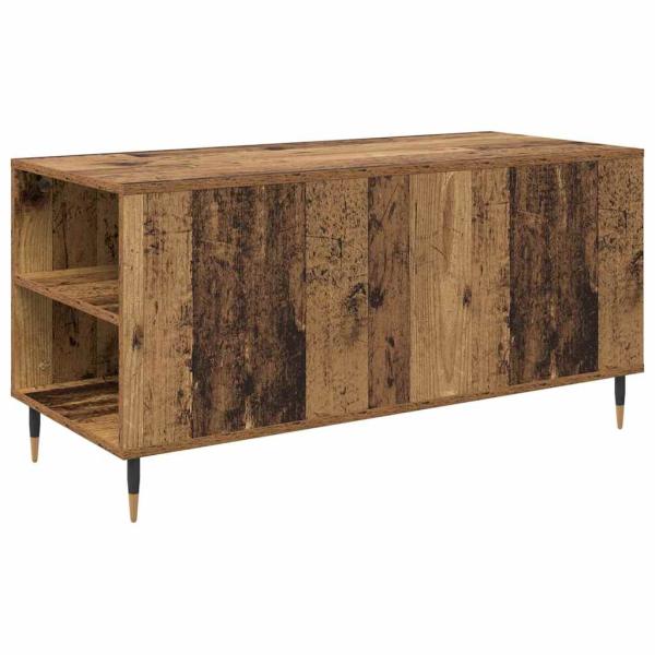 Couchtisch with Drawer Altholz 102 x 44,5 x 50 cm Holzwerkstoff