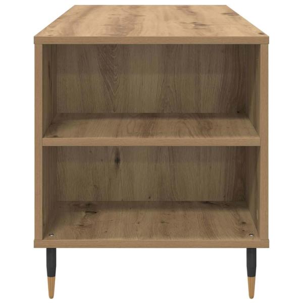 Couchtisch Eiche handwerklich 102 x 44,5 x 50 cm Holzwerkstoff