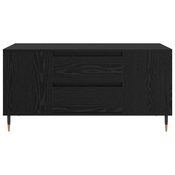 Couchtisch Schwarze Eiche 102 x 44,5 x 50 cm Holzwerkstoff