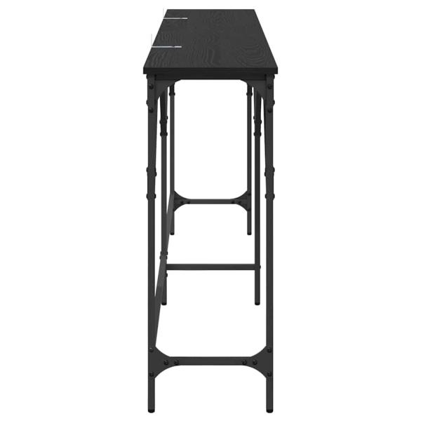 Konsolentisch Schwarze Eiche 180 x 29 x 75 cm Holzwerkstoff