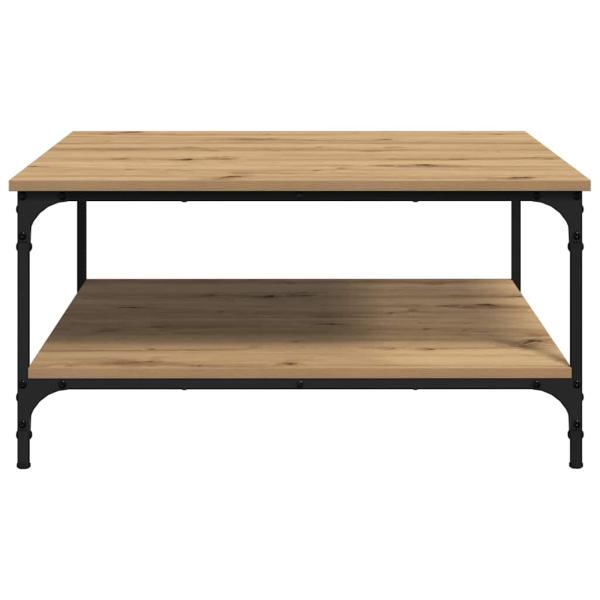 Couchtisch Eiche handwerklich 80 x 80 x 40 cm Holzwerkstoff