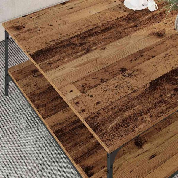 Couchtisch Altholz 100 x 100 x 40 cm Holzwerkstoff
