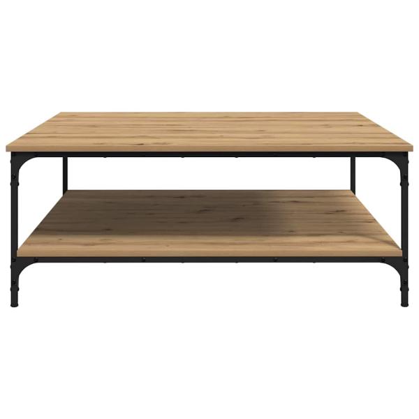 Couchtisch Eiche handwerklich 100 x 100 x 40 cm Holzwerkstoff