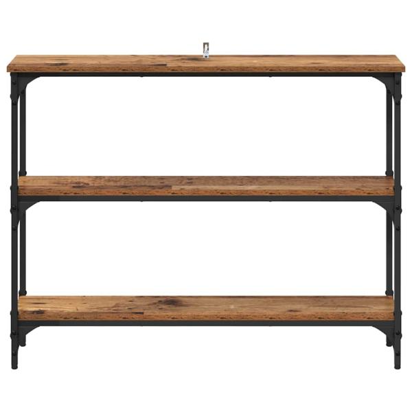 Konsolentisch Altholz 100 x 22,5 x 75 cm Holzwerkstoff