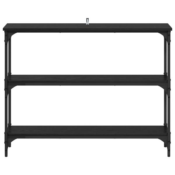 Konsolentisch Schwarze Eiche 100 x 22,5 x 75 cm Holzwerkstoff
