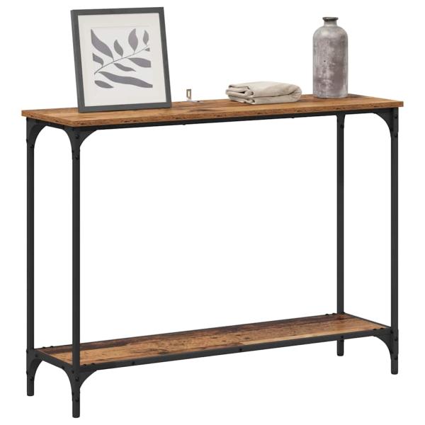 Konsolentisch Altholz 101 x 30.5 x 75 cm Holzwerkstoff