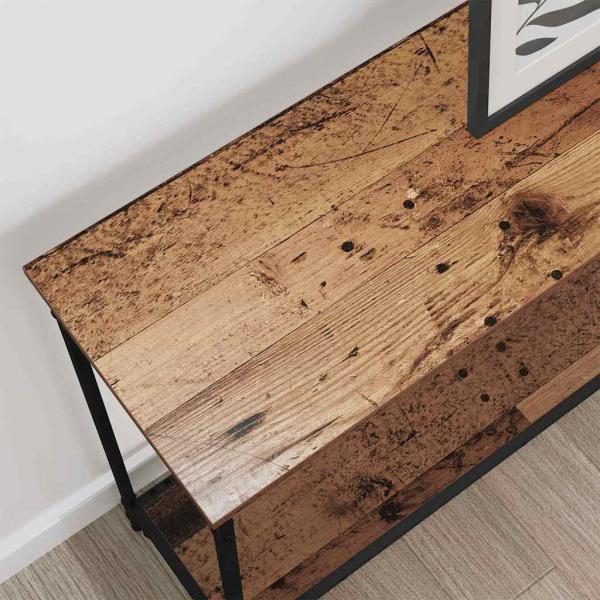 Konsolentisch Altholz 101 x 30.5 x 75 cm Holzwerkstoff