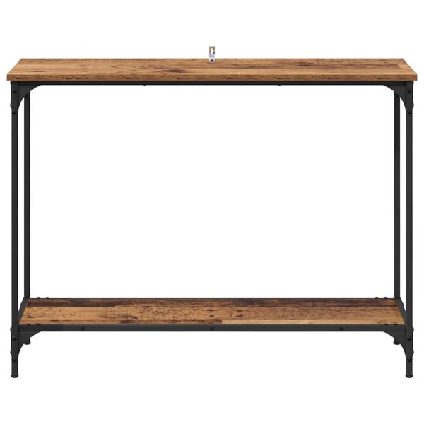 Konsolentisch Altholz 101 x 30.5 x 75 cm Holzwerkstoff