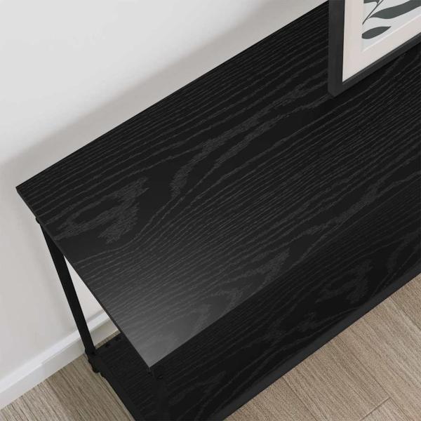 Konsolentisch Schwarze Eiche 101 x 30.5 x 75 cm Holzwerkstoff